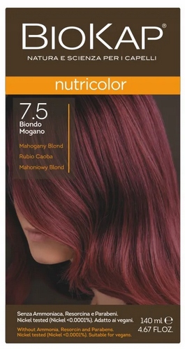 BioKap Barva Nutricolor 7.5 Mahagonový blond