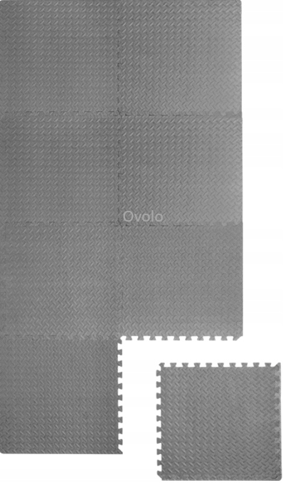 Gymnastická skládací podložka puzzle s pěnovými protiskluzovými tréninkovými hračkami 3 m2