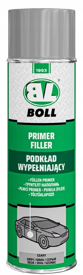 Boll Podkład Wypełniający Szary 0,5L Spray podkład akrylowy do wyrównywania