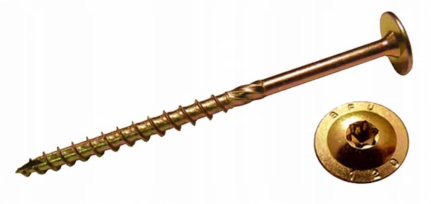

Wkręty do drewna ciesielskie 8x120 Torx 10szt.