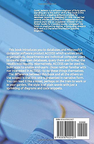 Jackson, Mr David Databases: in Plain Words Język publikacji angielski