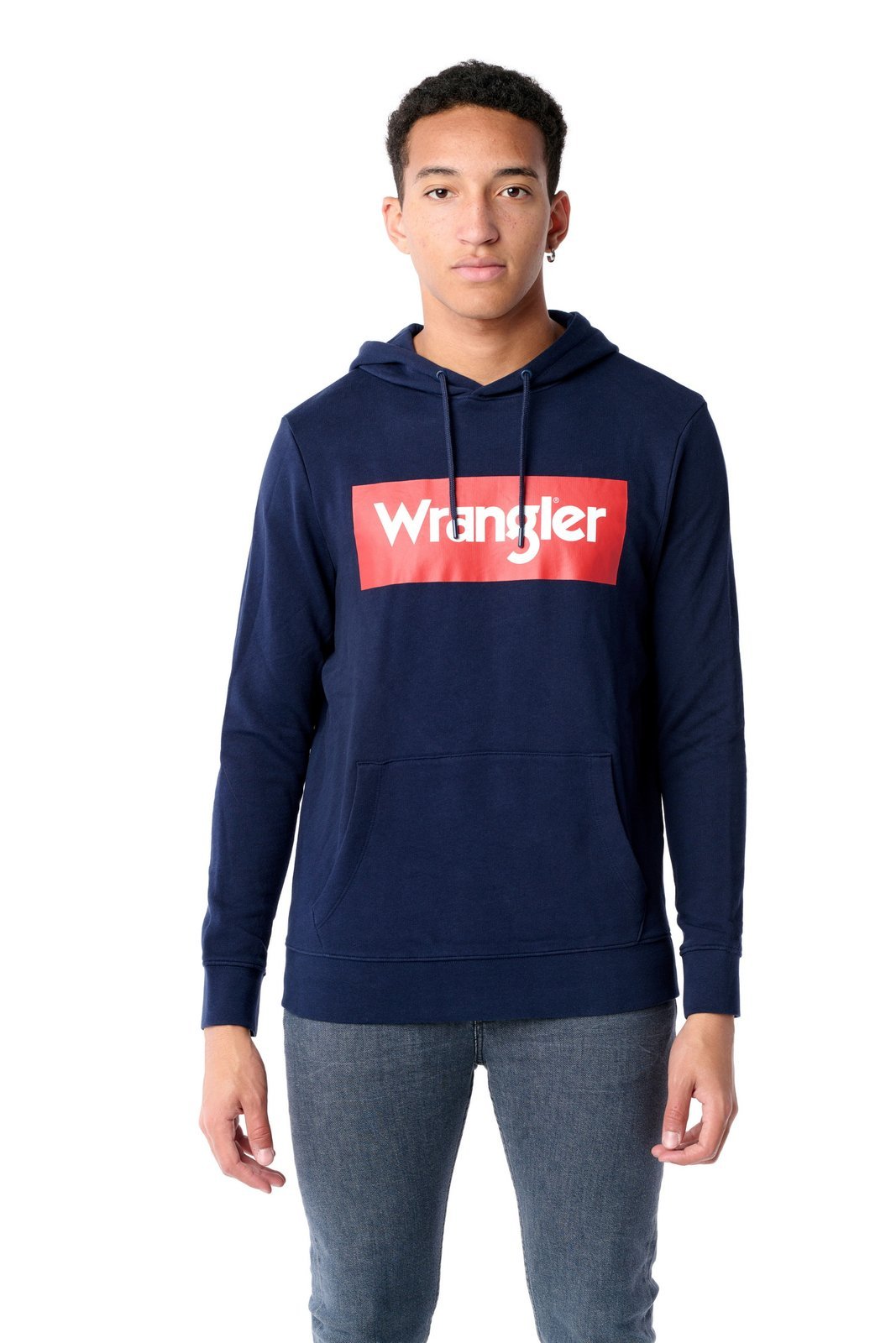 

Wrangler Logo Hoodie Navy W6B9HA114 M