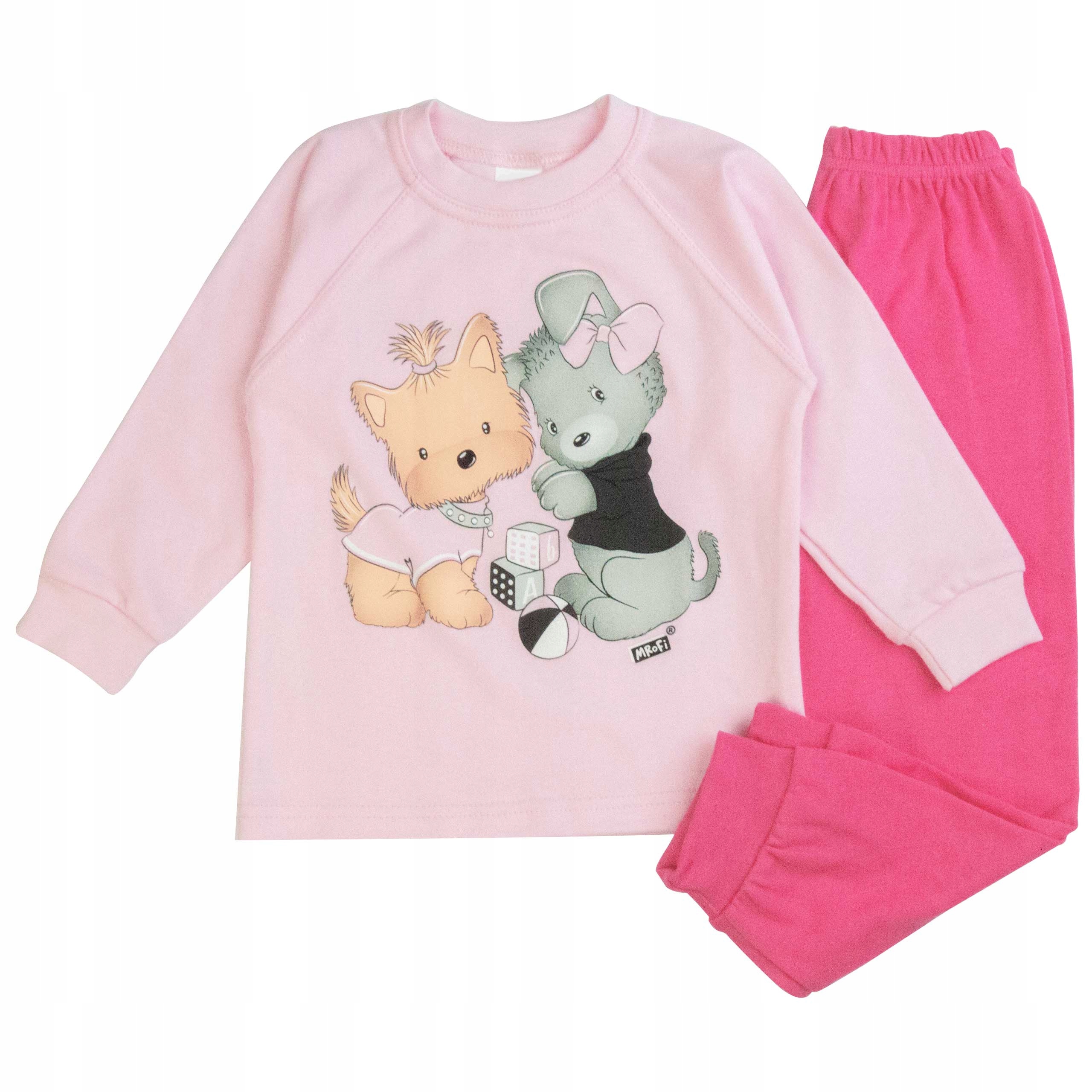 

Piżama Długi Rękaw dla dziewczynki misie 134