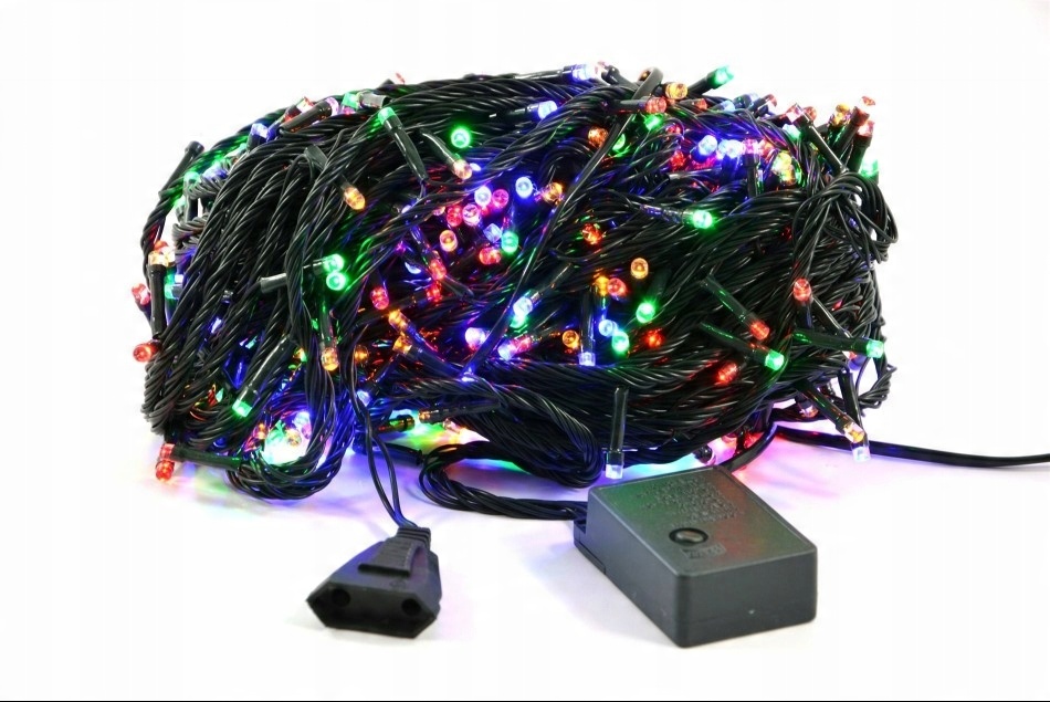 

Lampki Oświetlenie Na Choinkę 500 Led Multikolor