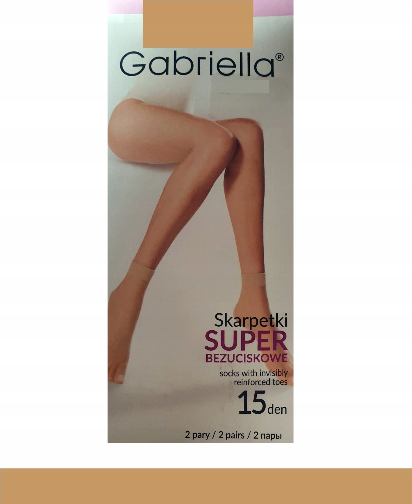 

Gabriella Skarpetki Bezuciskowe 15 k.:BEIGE