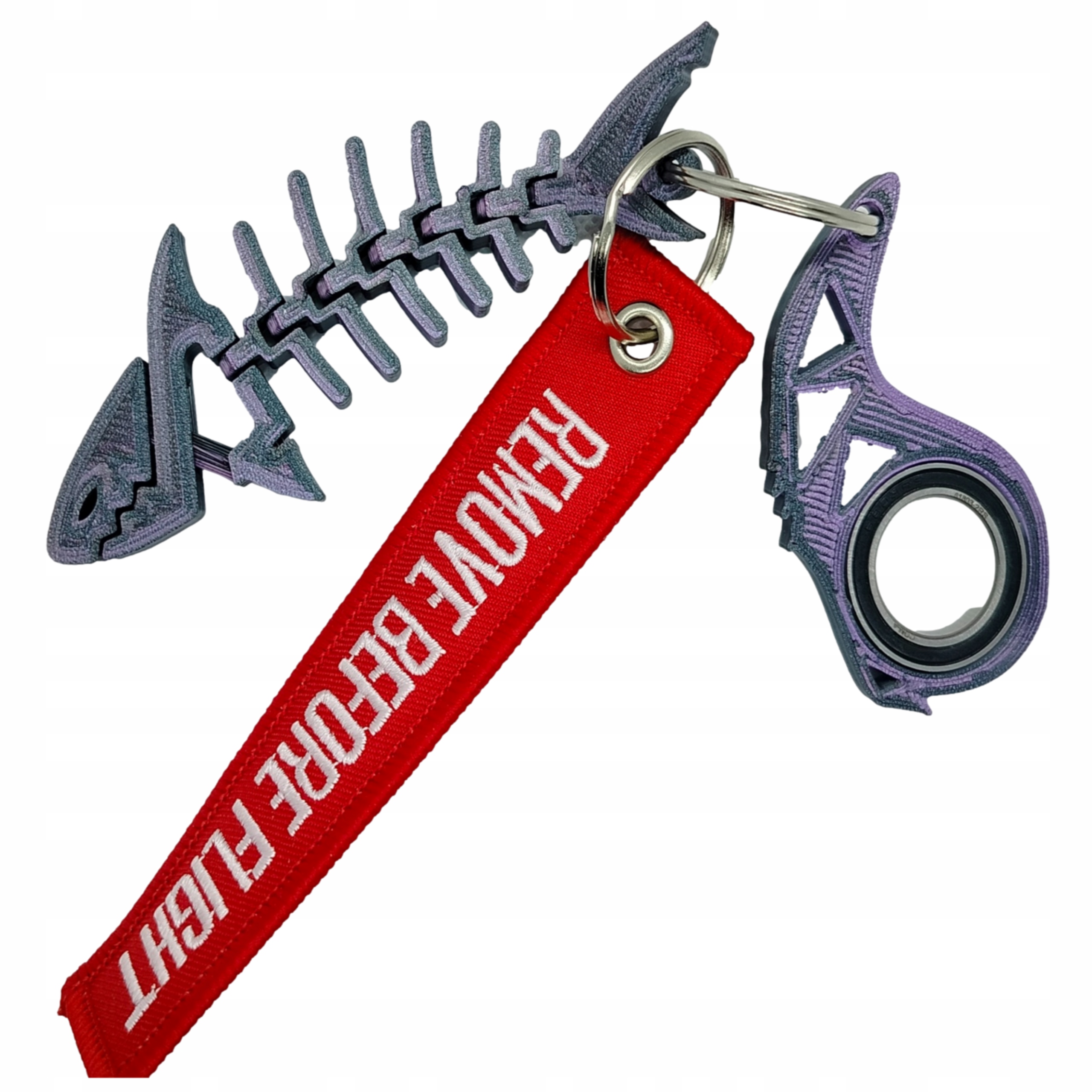 ZESTAW+ZAWIESZKA! Brelok do kluczy KEYSPINNER KEYRAMBIT KEYFLIPPER TIKTOK