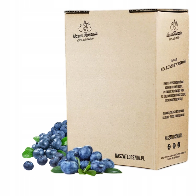 Šťáva 100% lisovaná Borůvka americká Nfc na paměť zrak vitamín A 3L