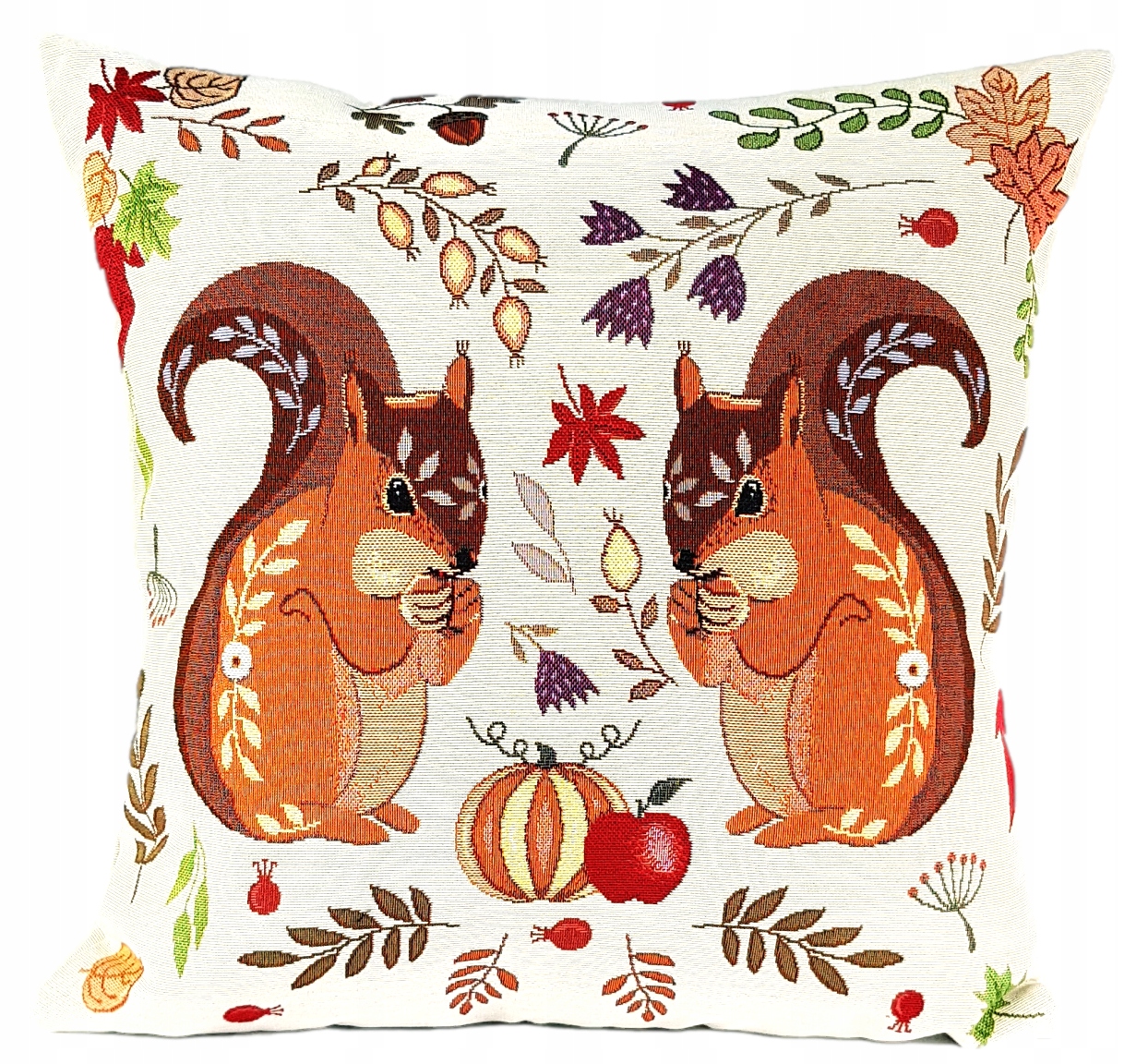 

Poszewka Gobelinowa 45X45 Wiewiórki Folk Gobelin