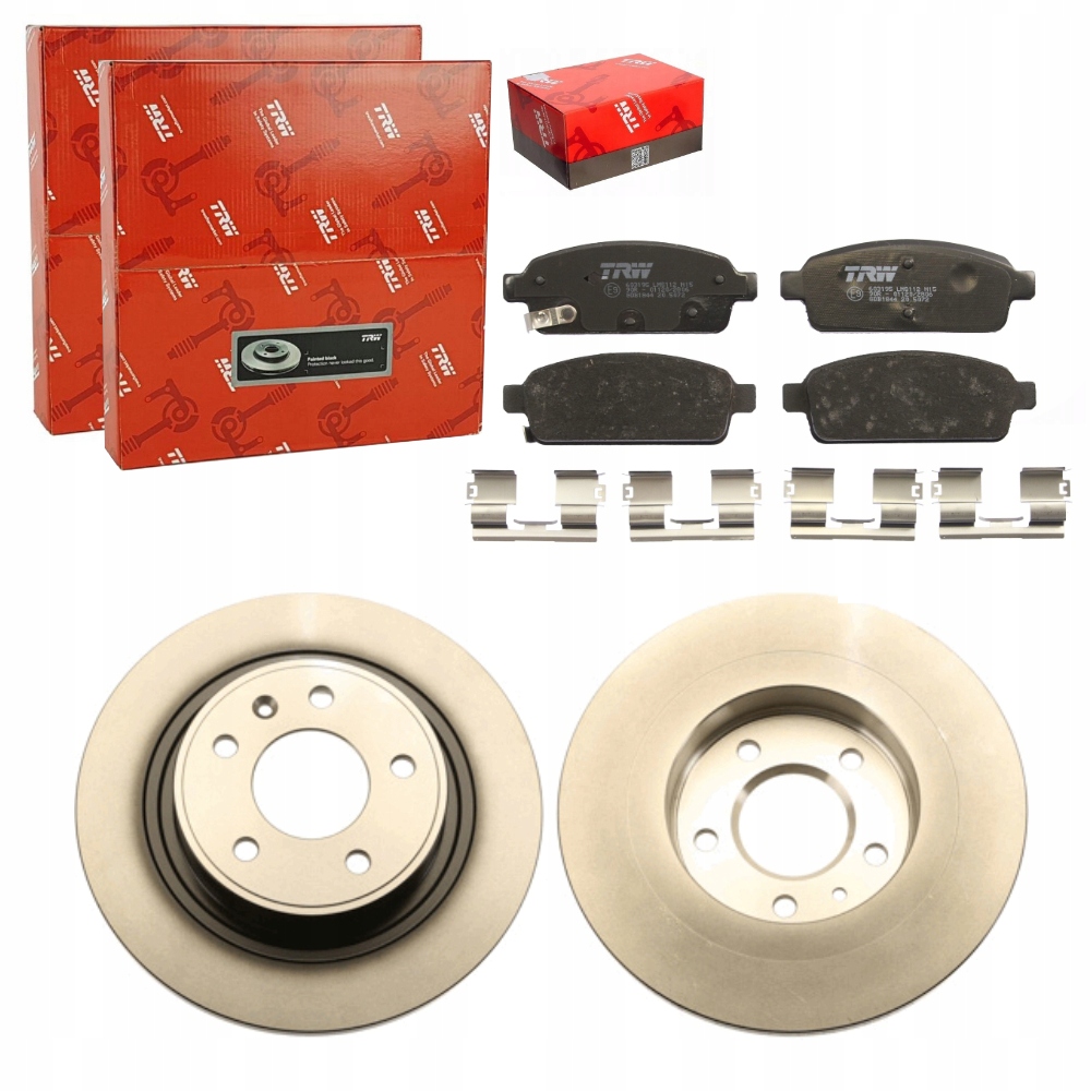 DF6363 - TRW ДИСКИ + КОЛОДКИ ЗАДНИЕ ASTRA J ZAFIRA TOURER C