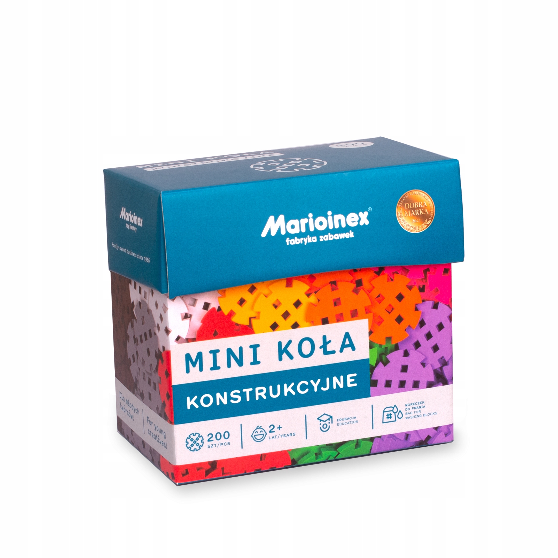 

Marioinex Klocki Mini Wafle Koła Konstrukcyjne 200