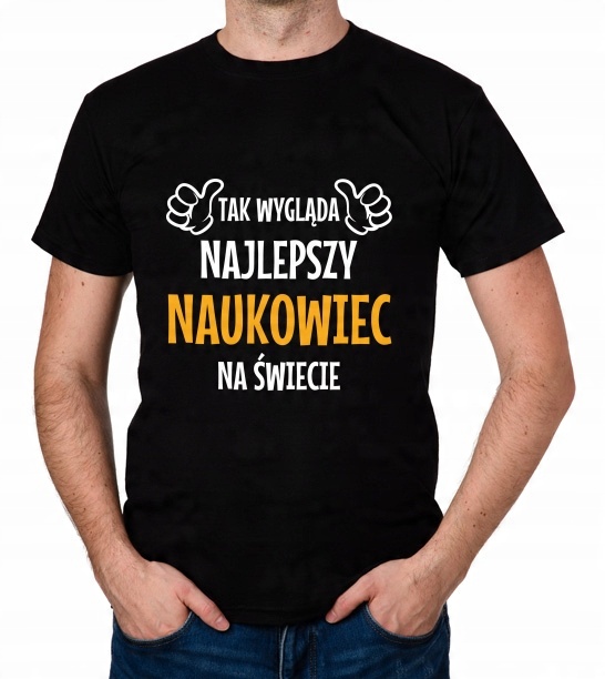 

koszulka Najlepszy Naukowiec prezent