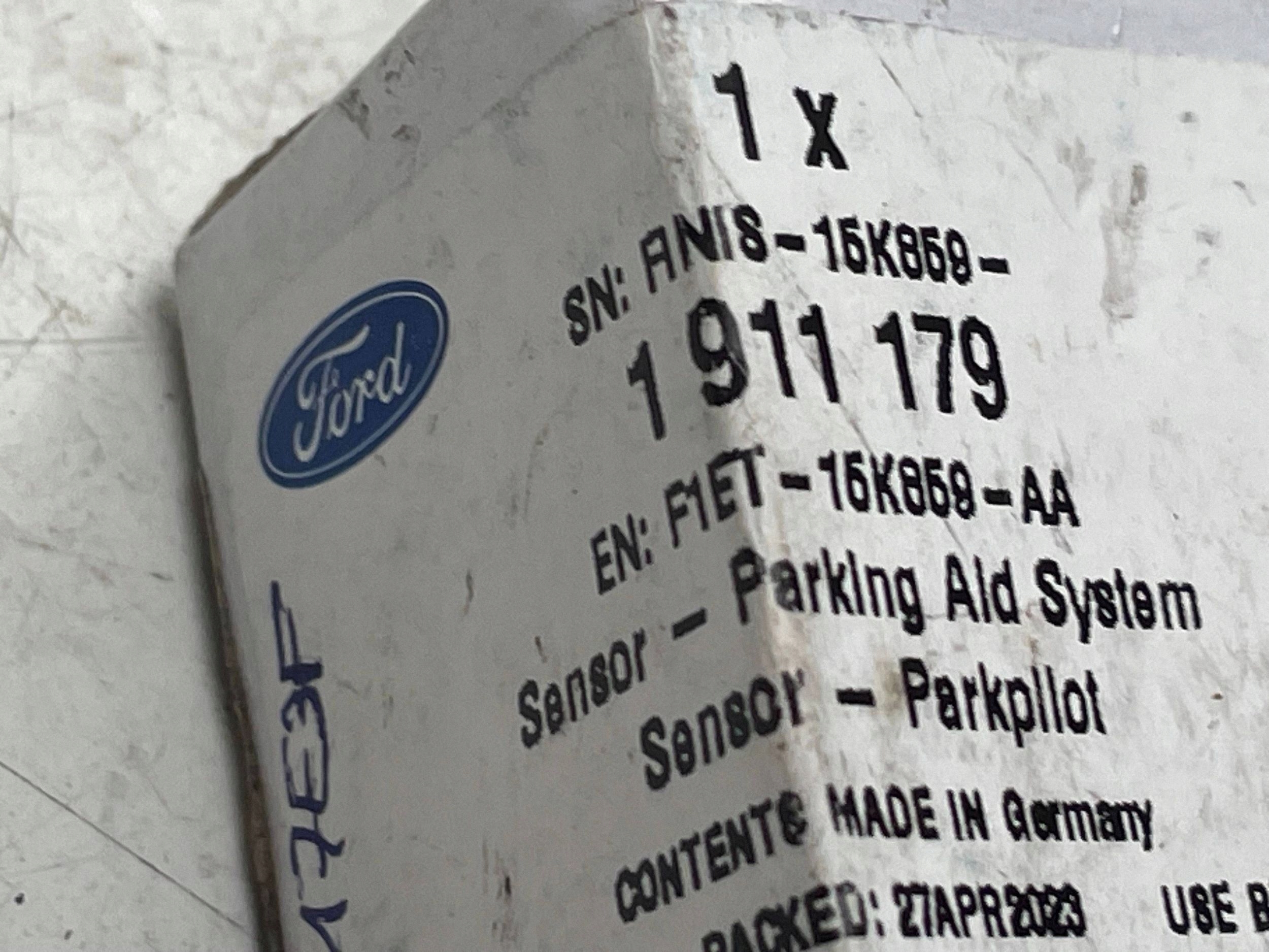 Sensor PDC der Lenkung Parken tylem FORD GRAND C-MAX MK2 1911179 !J