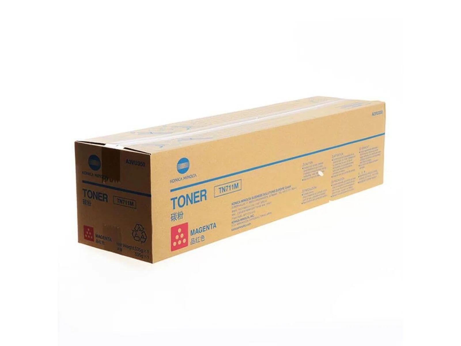 Toner Konica Minolta TN711M Purpurový A3VU350 bizhub c654e c754e
