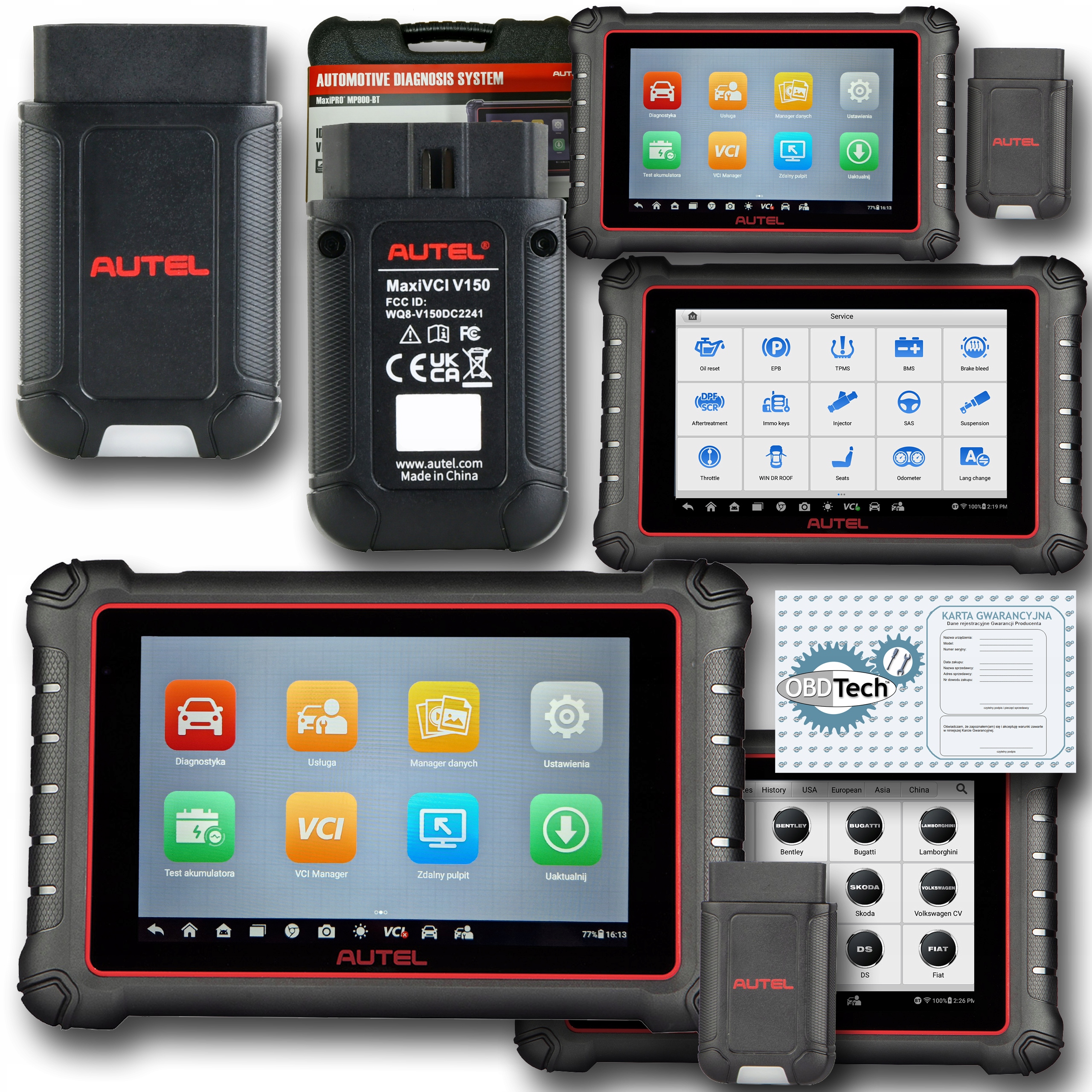 Autel MaxiPRO MP900-BT, Android 11, model na 2024 rok, DoIP, CAN FD.