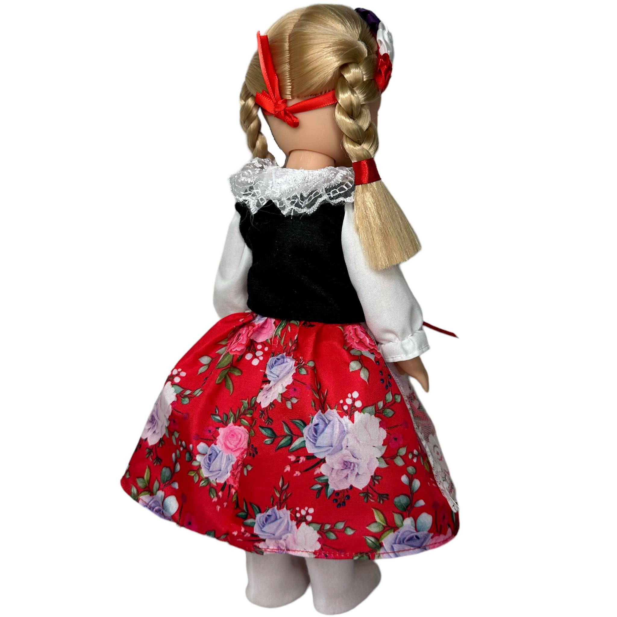 LALKA KRAKOWIANKA W STROJU LUDOWYM BOBAS INTERAKTYWNA MÓWI ŚPIEWA WŁOSY Bohater brak