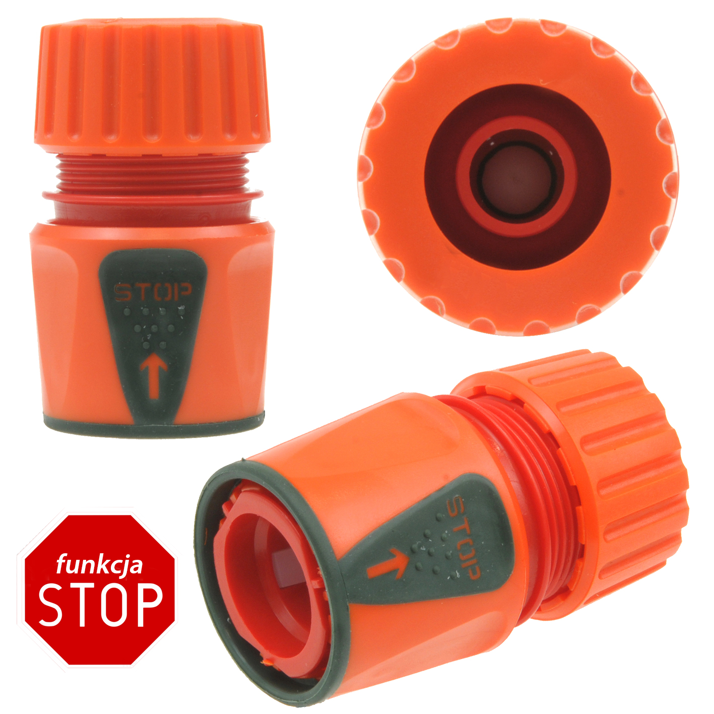 

Szybkozłączka 1/2" Do Węża Stop