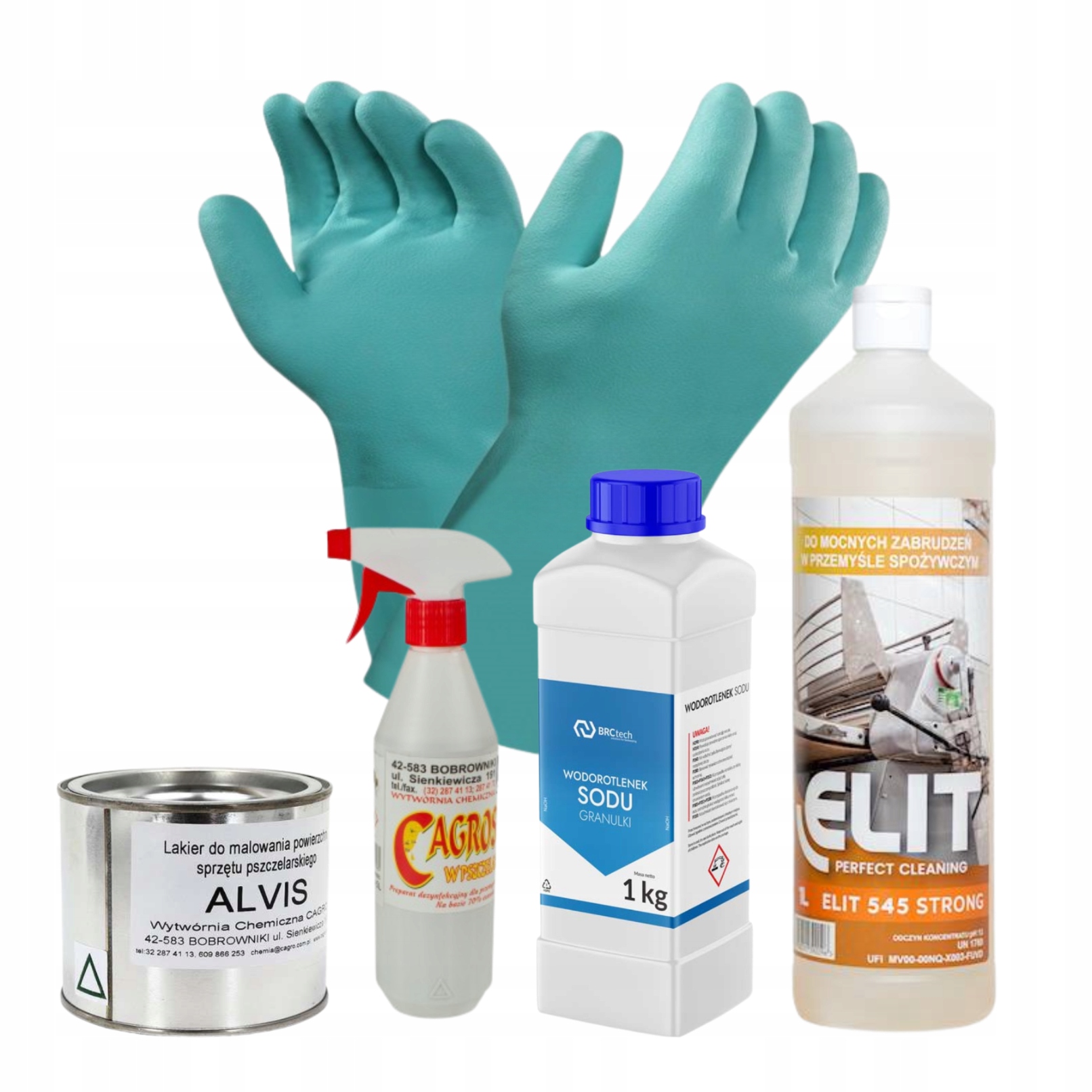 Sada Na Rozlévání Medu Soda ELIT545 gumové rukavice Cagrosept Alvis
