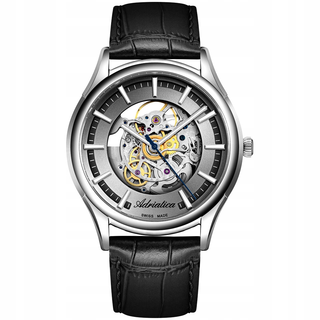Pánské Hodinky Adriatica A8328.5217SA s černým řemínkem