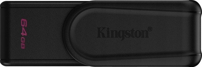 Kingston  64GB Portable USB 3.2 Gen 1 DataTraveler Exodia S (Black/Black) — 3