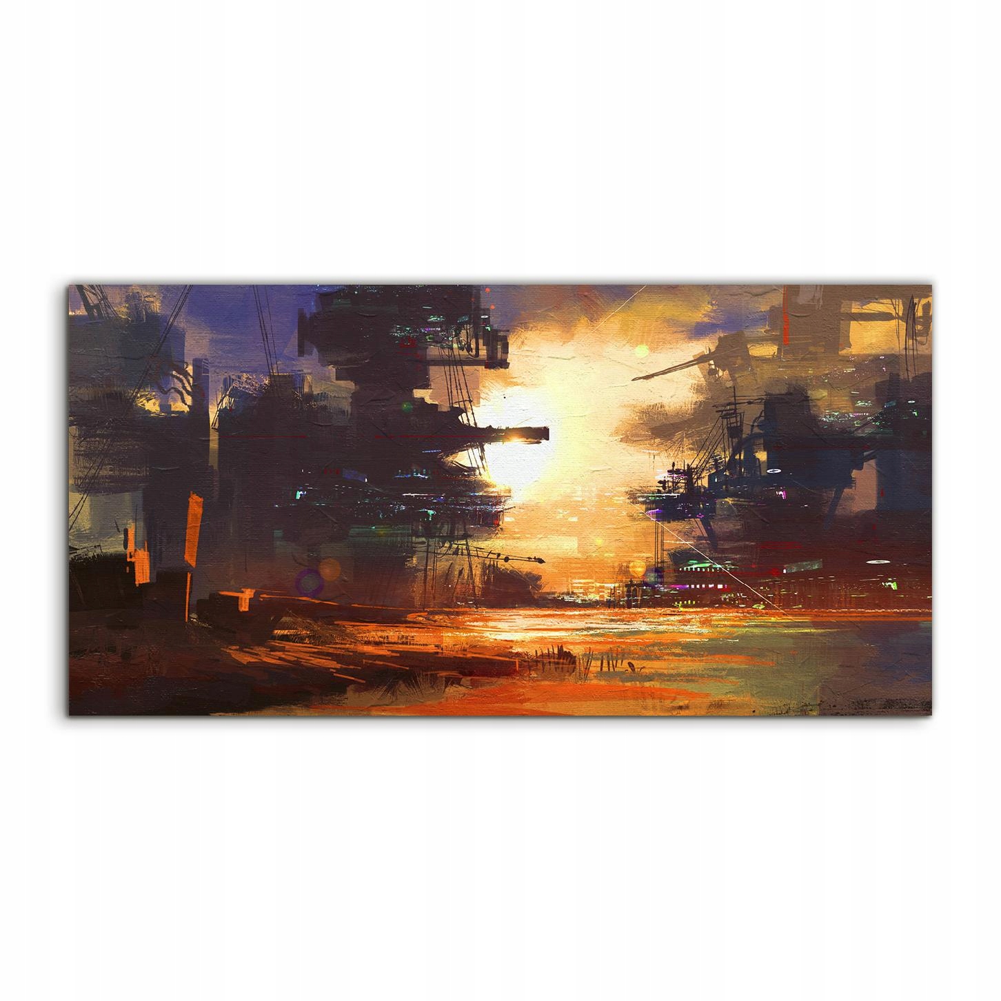 

Fotoobraz 120x60 z nadrukiem SciFi Zachód Słońca