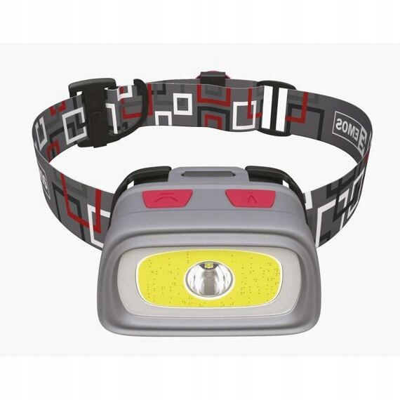 Latarka czołowa Emos Cob, 1*CREE Led, biała+zielona+czerwona+tylna czerwona sv