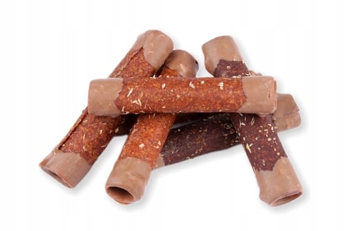 Levně Jablečné trubičky máčené v karobu 45ks