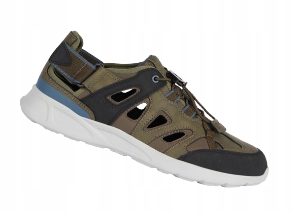 Geox Sanzio Pánské Khaki Boty Sandály S Špičkou 40 J_a