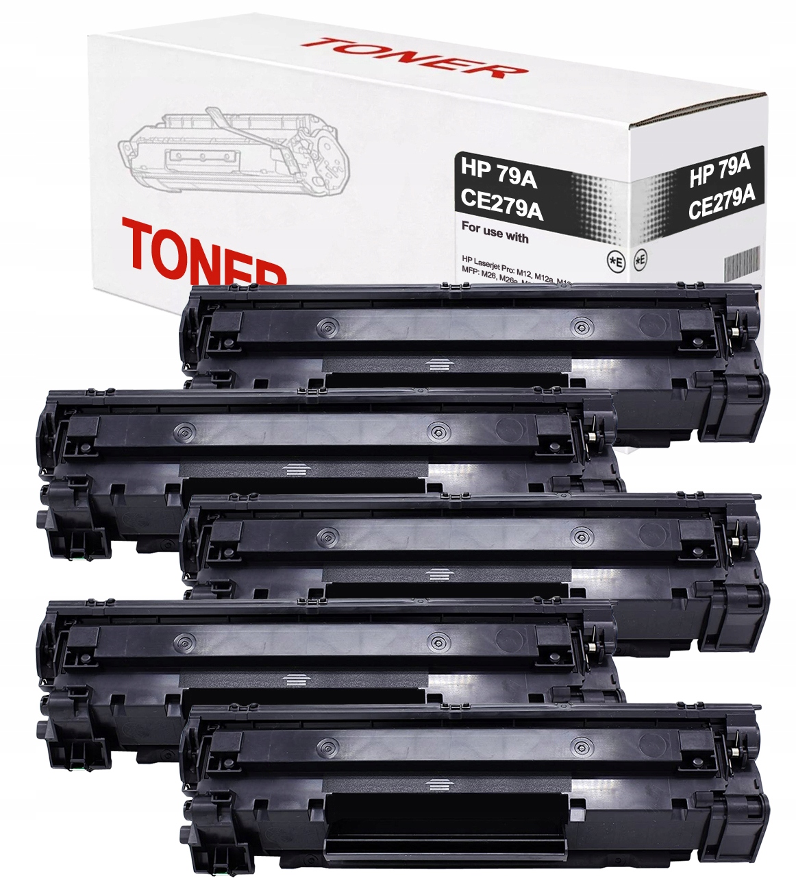 

5X Toner Do Hp LaserJet Pro M12a M12w Zestaw 5 Szt