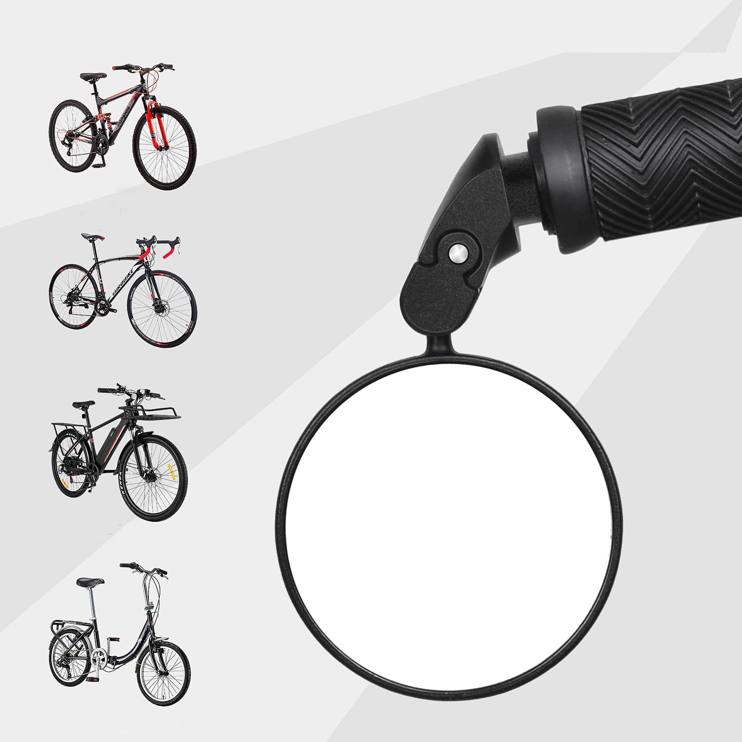 LUSTERKO ROWEROWE NA KIEROWNICE SKŁADANE WYPUKŁE 2szt Model 6942422615247