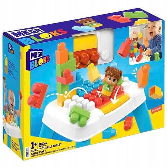 Mega Bloks Bouw 'n Tolsteentafel HHM99