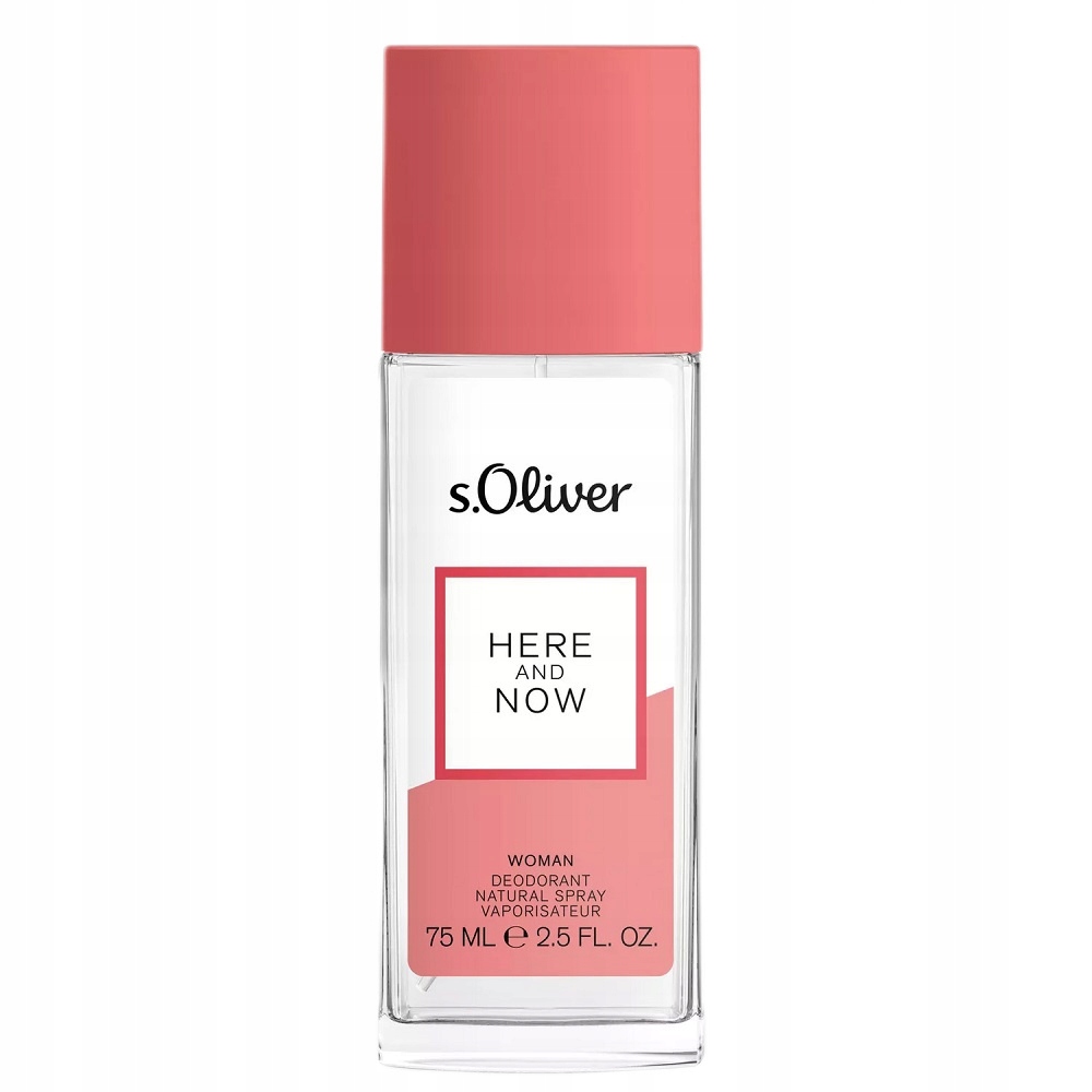 s.Oliver Here and Now Woman deodorant v prírodnom spreji 75ml P1