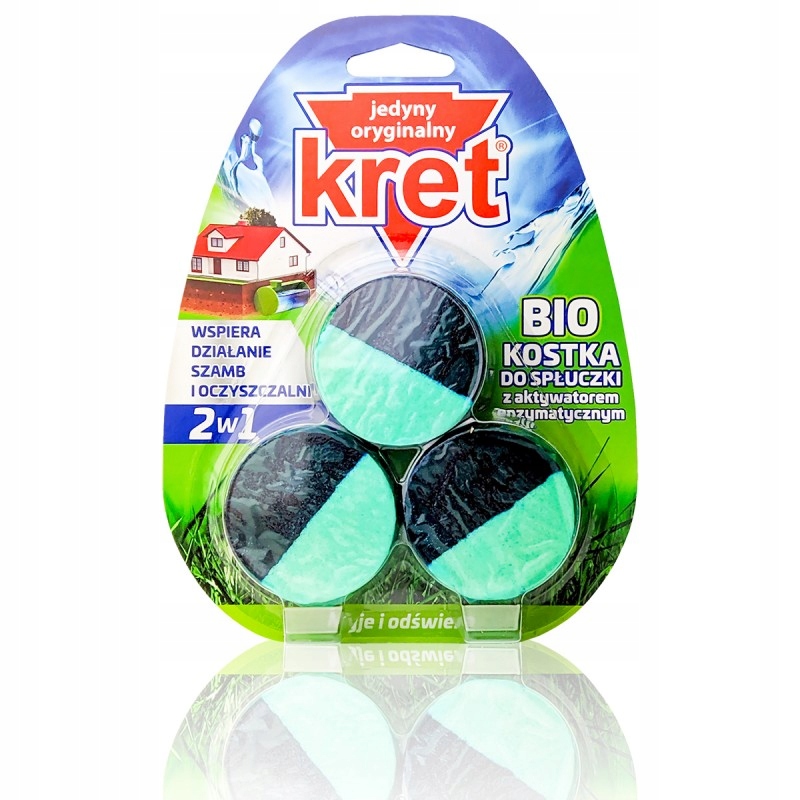 

Bio Kret Wc kostka do spłuczki 3x50g EKOlogiczna