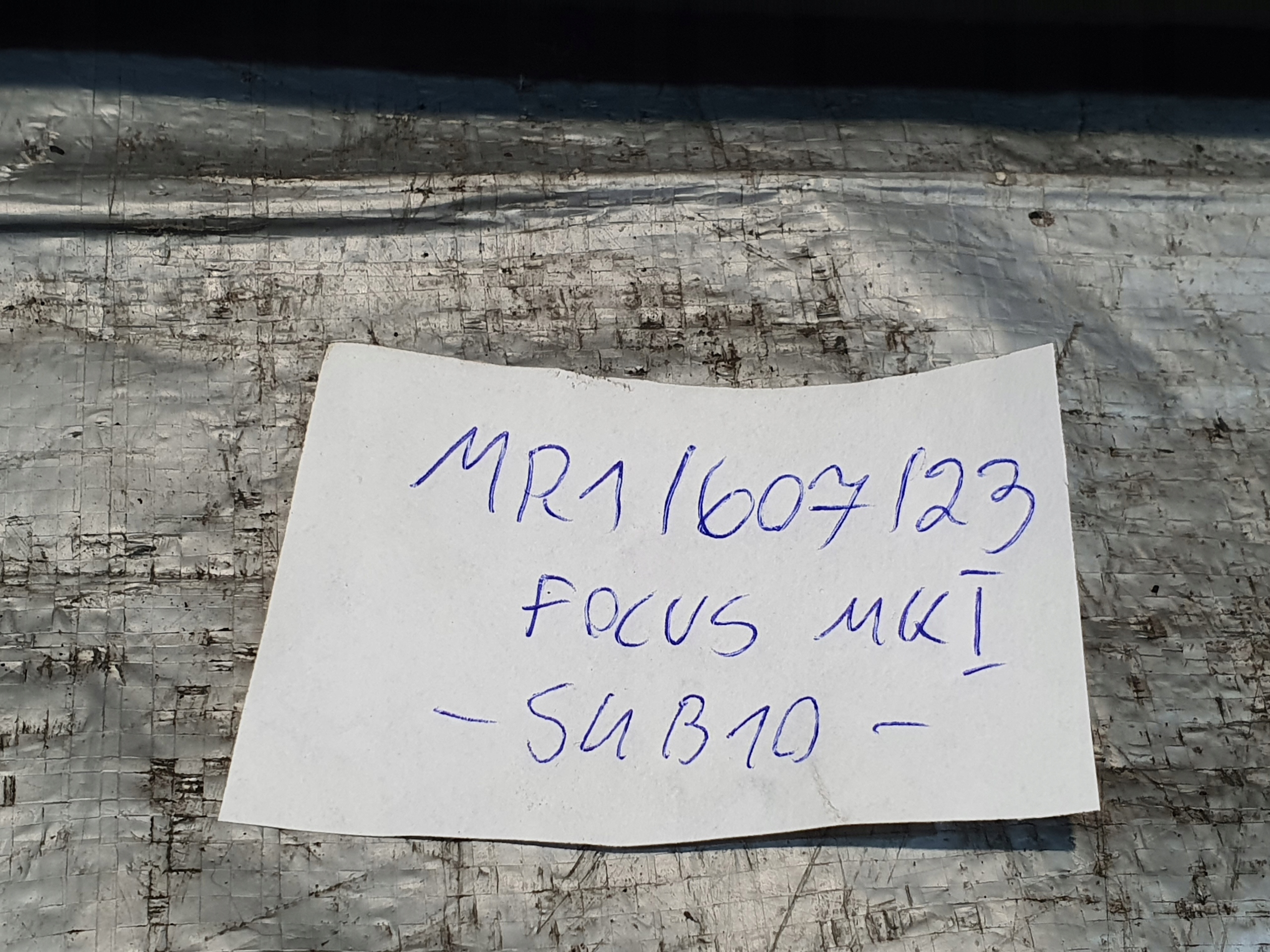 plato boot FORD FOCUS MK1 HB 5D 98-04r.