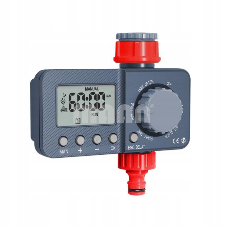 Digitálne hodiny prietoku vody Expert Line