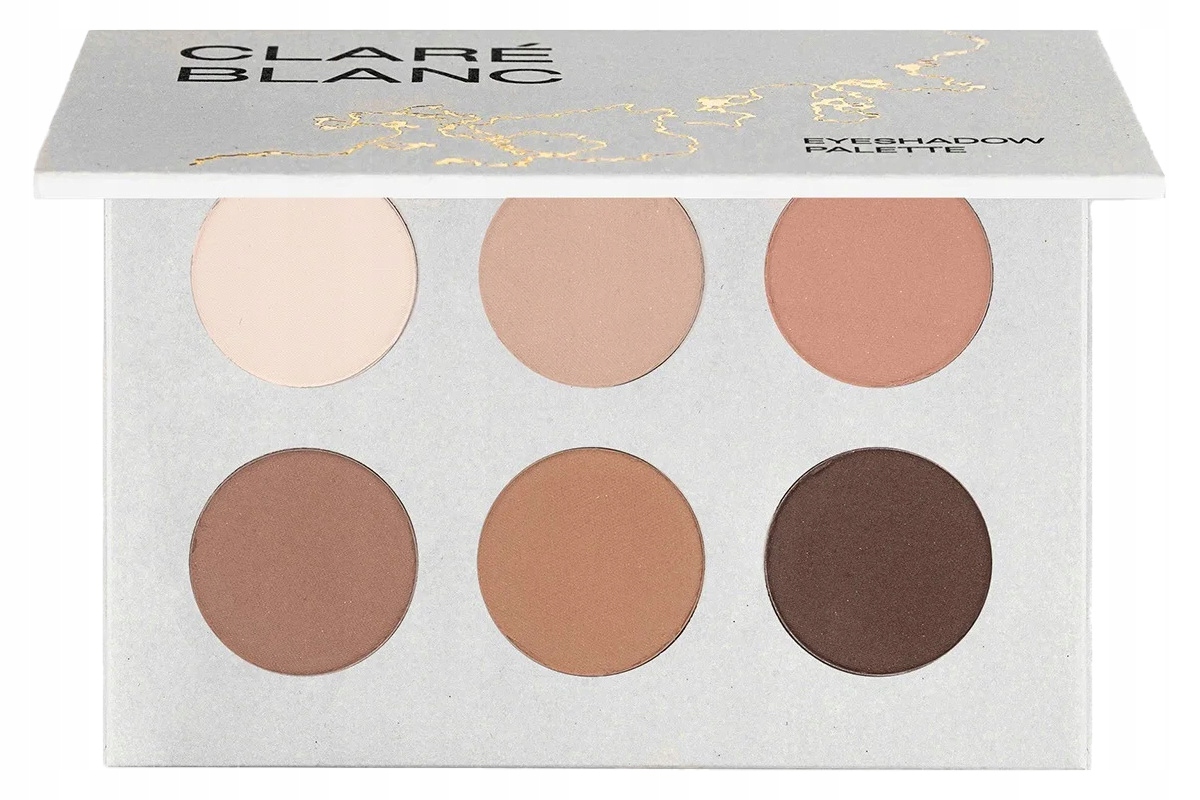 Claré Blanc Eyeshadow Palette Paleta 6 očních stínů Calm Balance