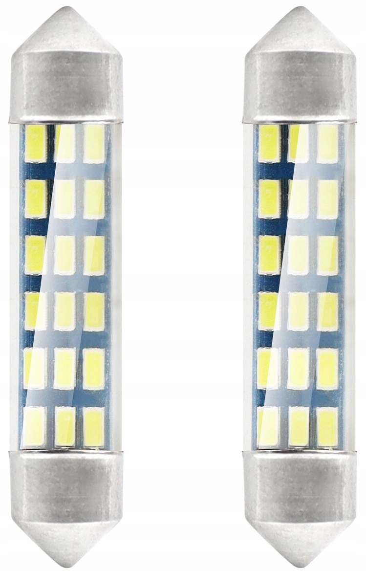 ŻARÓWKI LED C5W C10W RURKOWE 41mm 18xSMD 3014 12V
