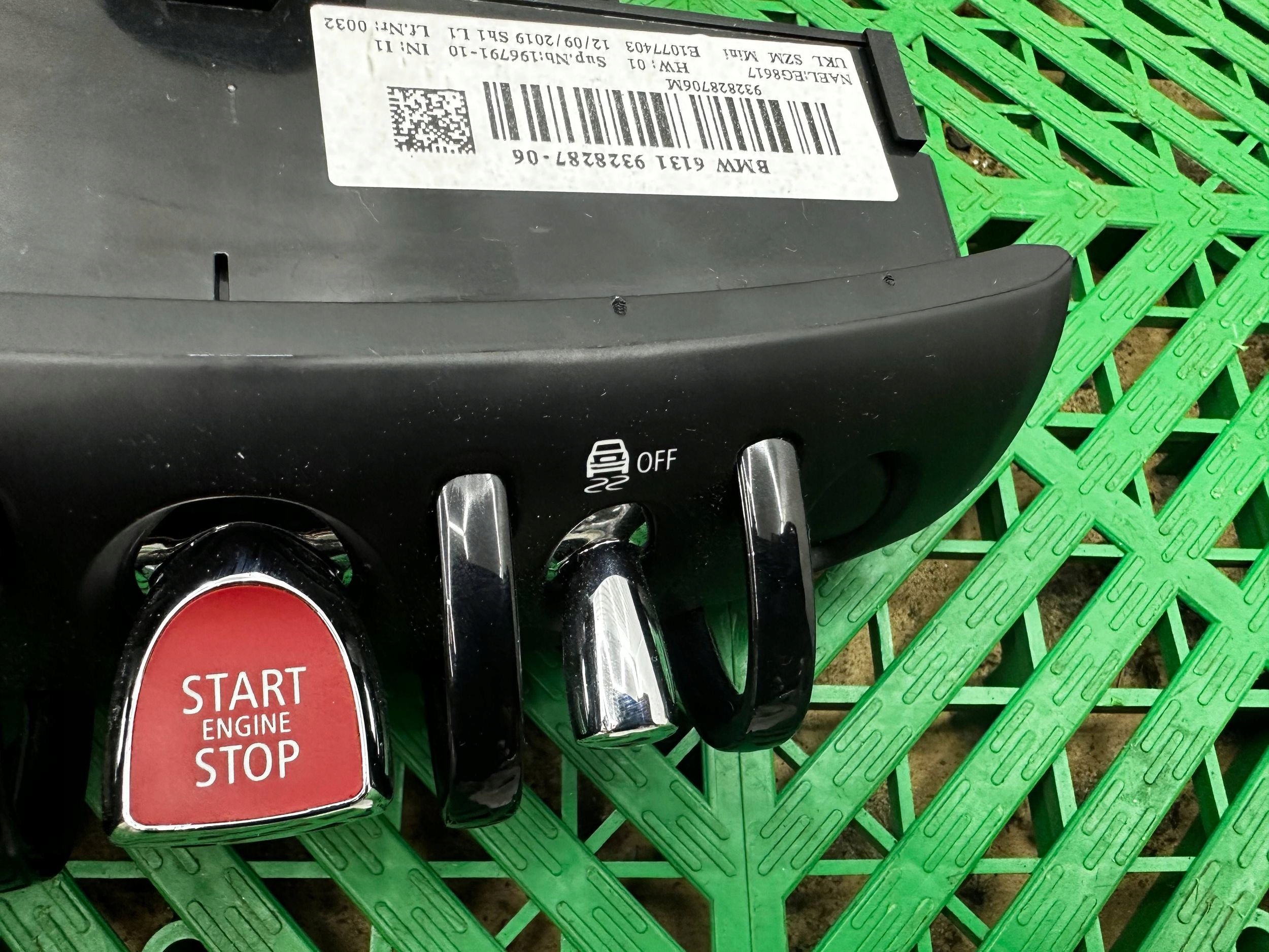 button Start-Stop Mini One - Cooper F56 F55 9328287