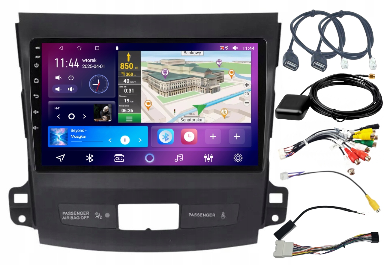 Autorádio Gps Peugeot 4007 2007-2012 Wifi Carplay Bt 4GB 64GB