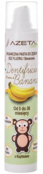 Azeta Organiczna pasta do zębów bananowa 50ml