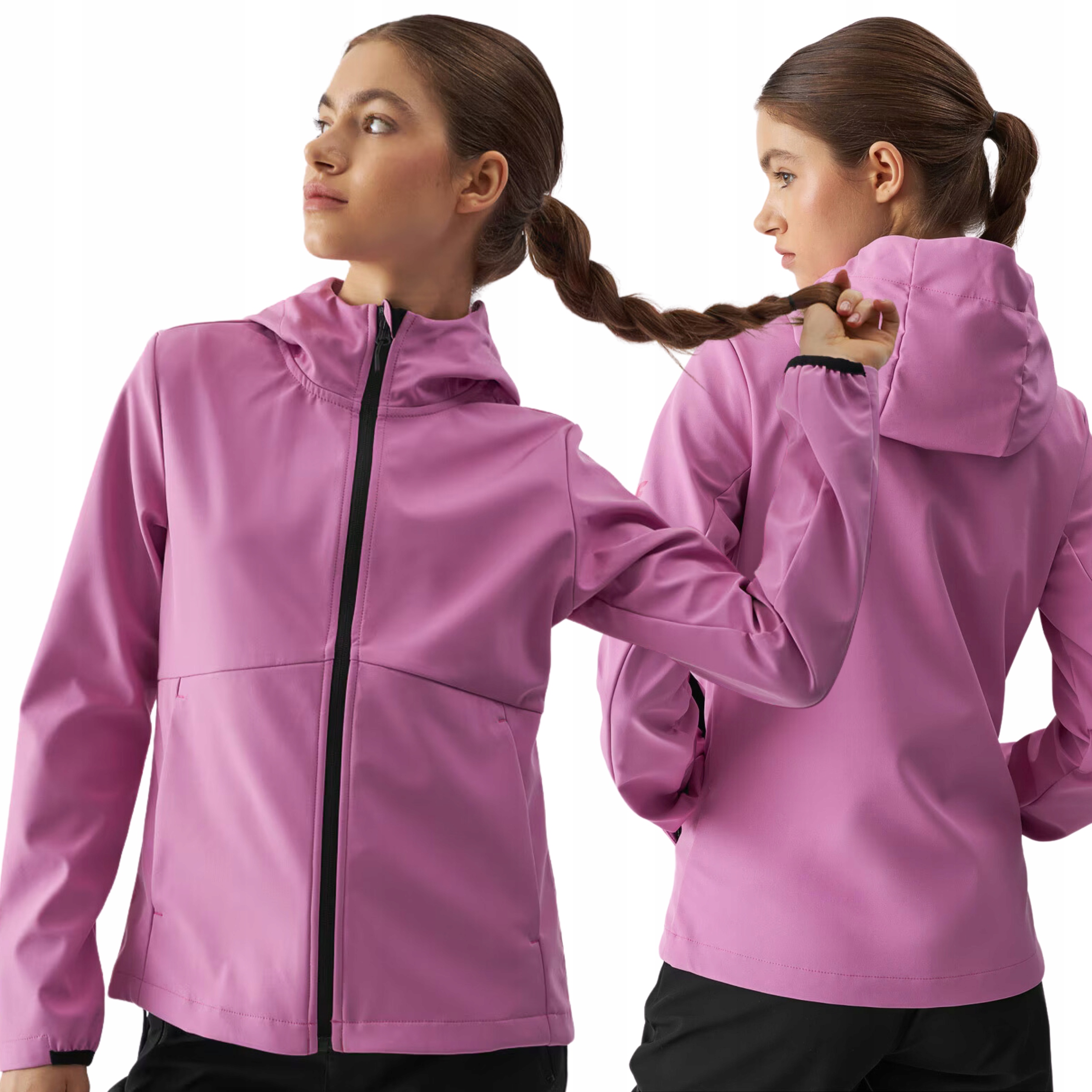 4F Dámská Sportovní Podzimní Přechodová Bunda Pro Každodenní Nošení, Softshell vel.