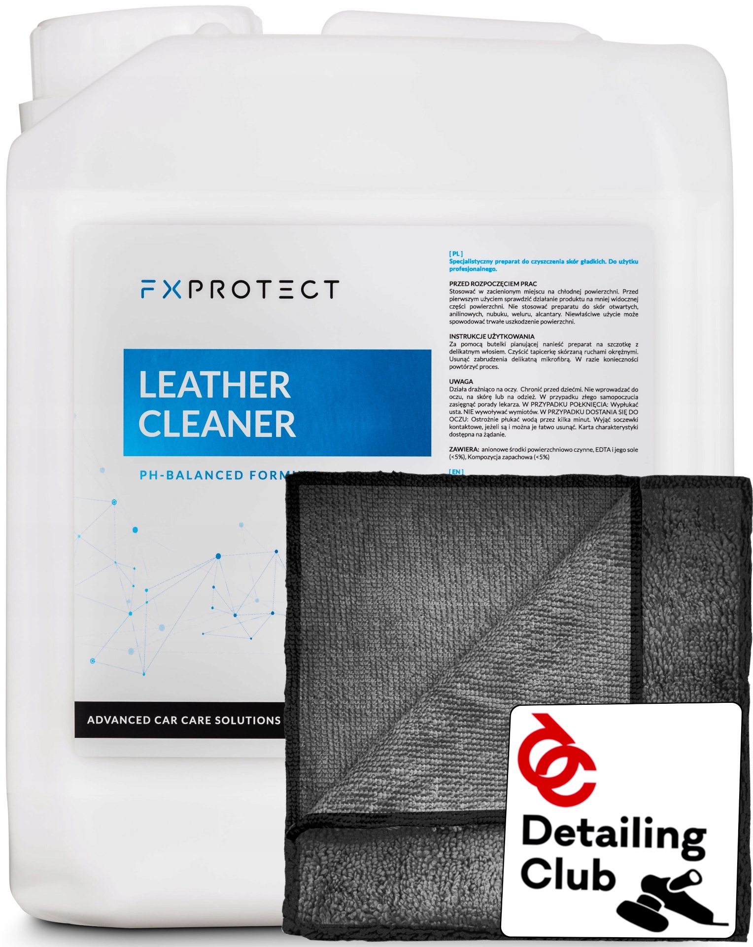 Fx Protect Leather Cleaner Prípravok na pokožku 5 l