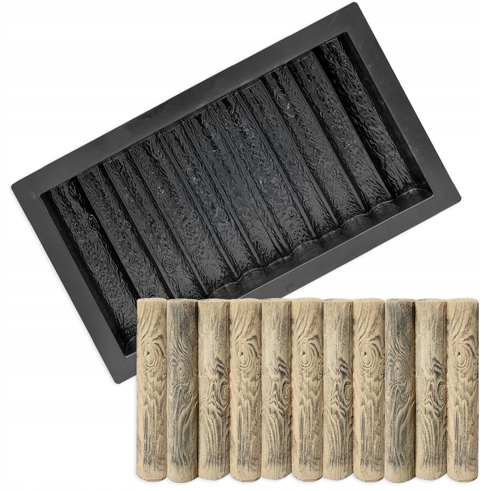 Forma na betonové desky Okraj Obrubník Dřevo Kostka na Betonu Palisáda