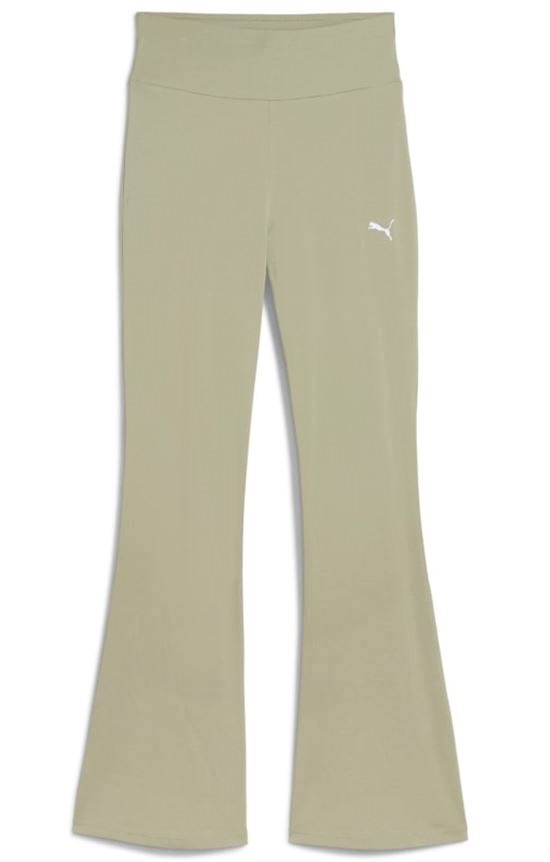 Puma Ess High-Waist Flared dámské legíny, zelené