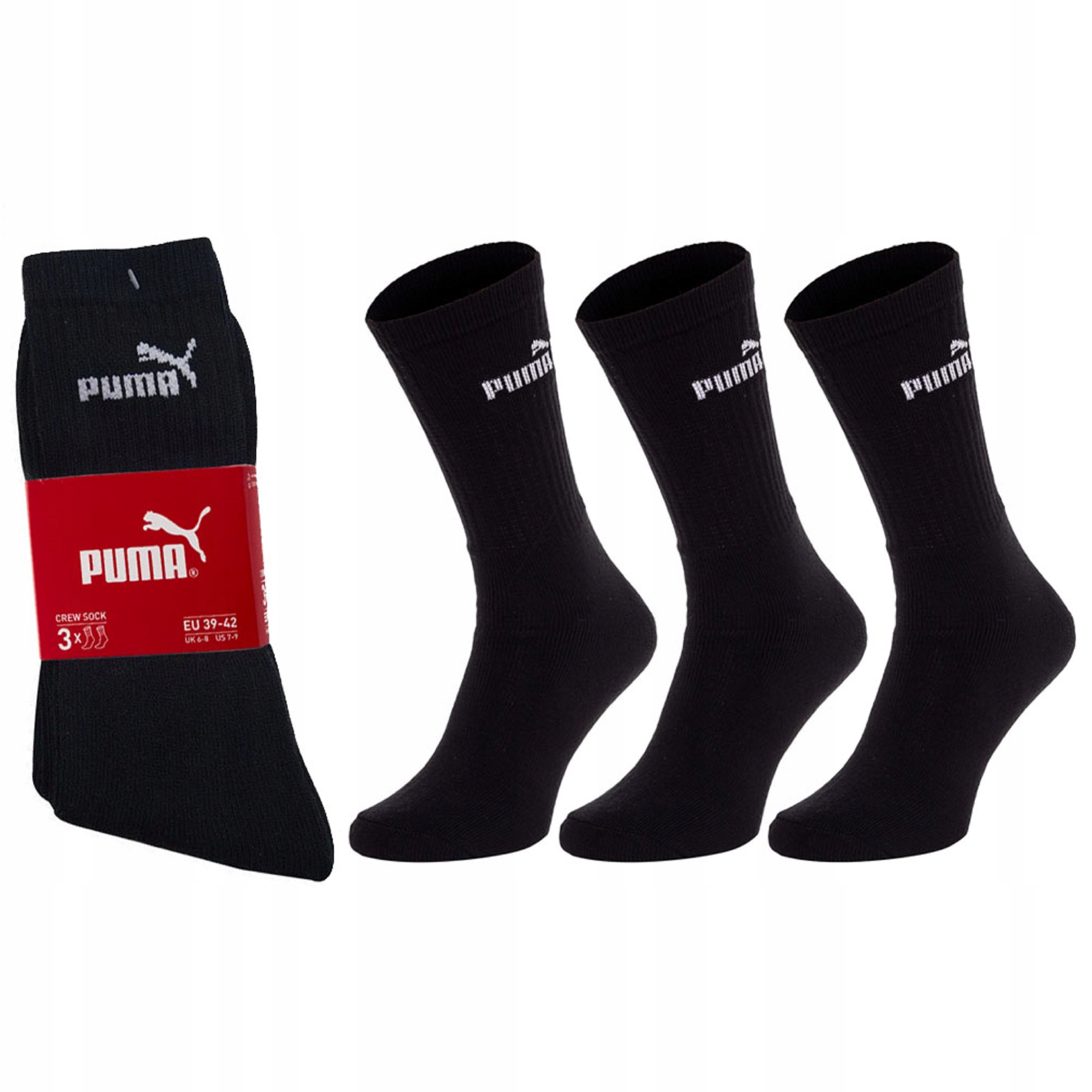 

Skarpetki Puma sportowe długie 3-pack r. 43-46