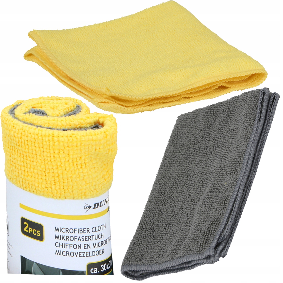 2x Duża Ściereczka z mikrofibry 30x30cm Ściereczki 200g/m2 Dunlop