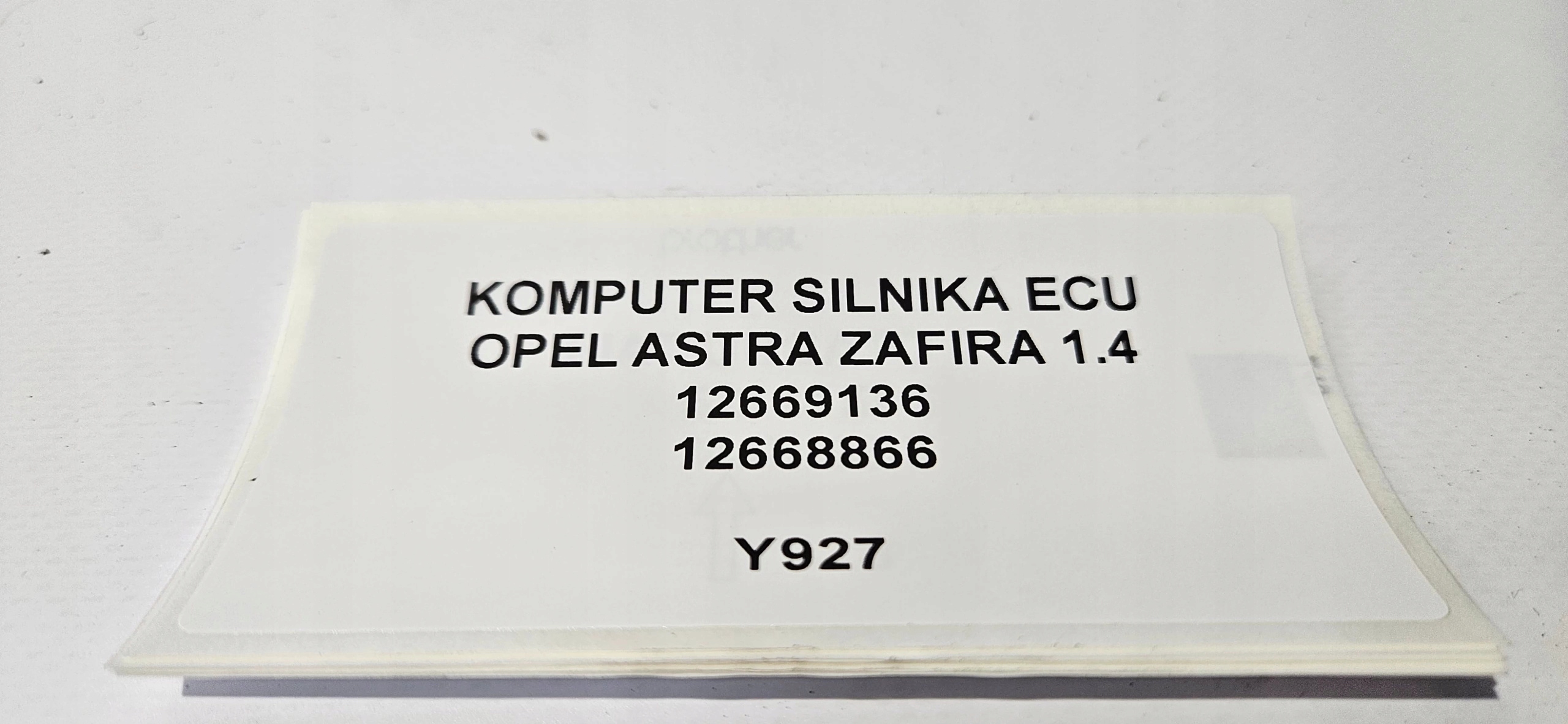 computer Motore ECU OPEL ASTRA ZAFIRA 1.4
