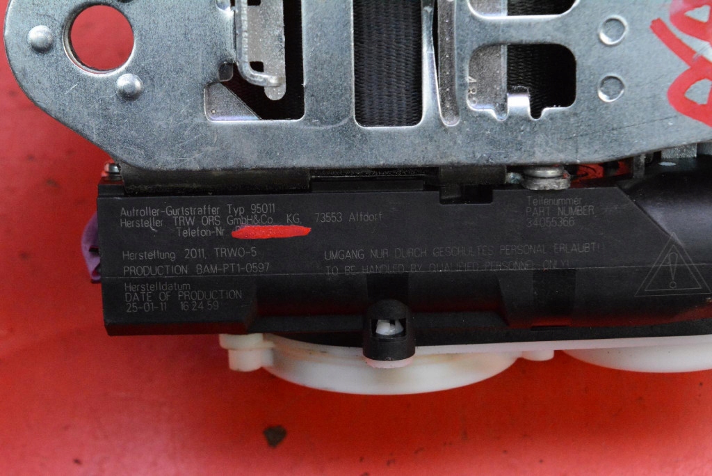 Gurten Sicherheits rechts vorne Spanner EU 4H0857706 AUDI A8 D4 10-14