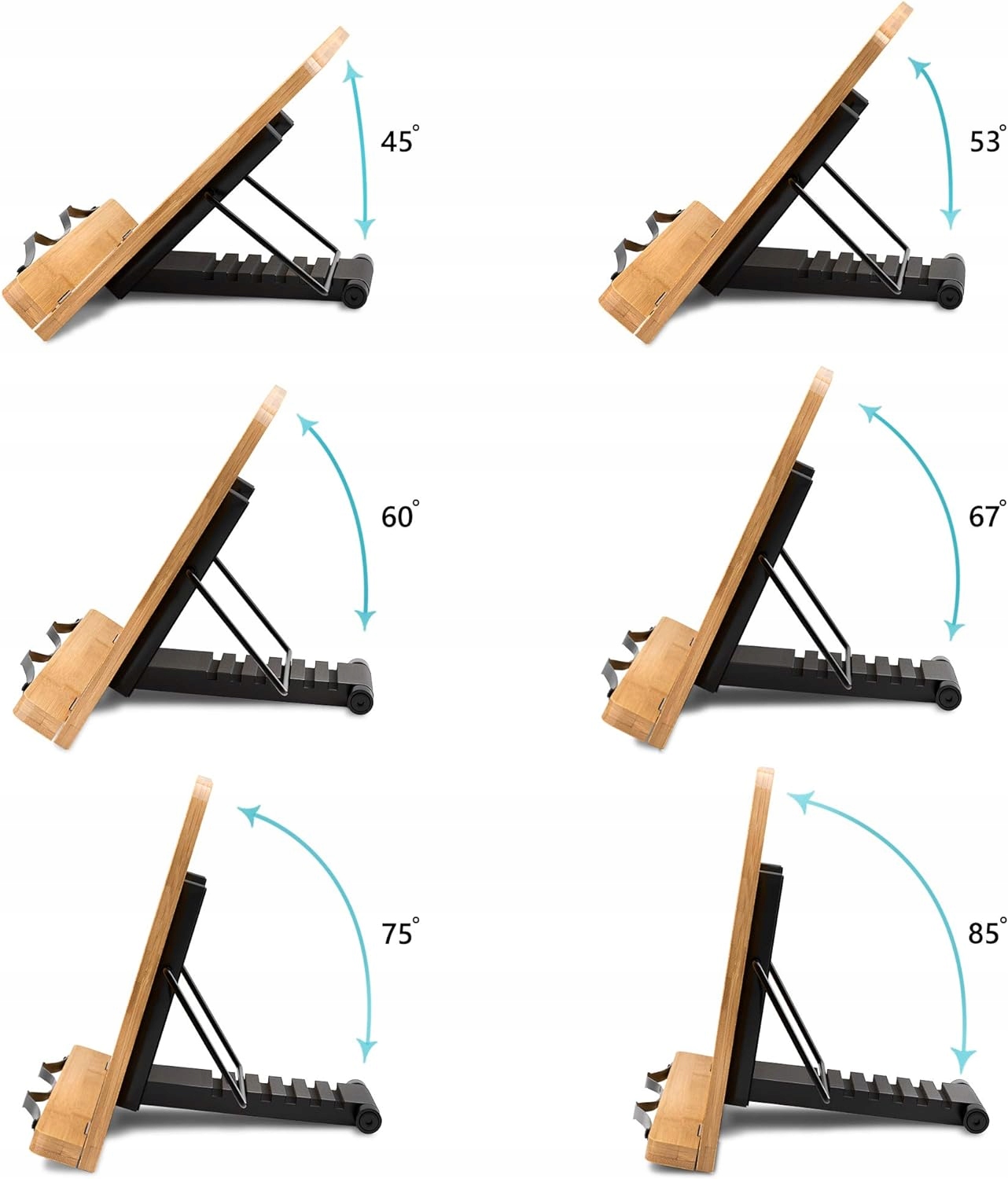 PODSTAWKA POD KSIĄŻKĘ STOJAK PODPÓRKA NA TABLET DO CZYTANIA BAMBUS Kod producenta PODSTAWKA POD KSIĄŻKĘ
