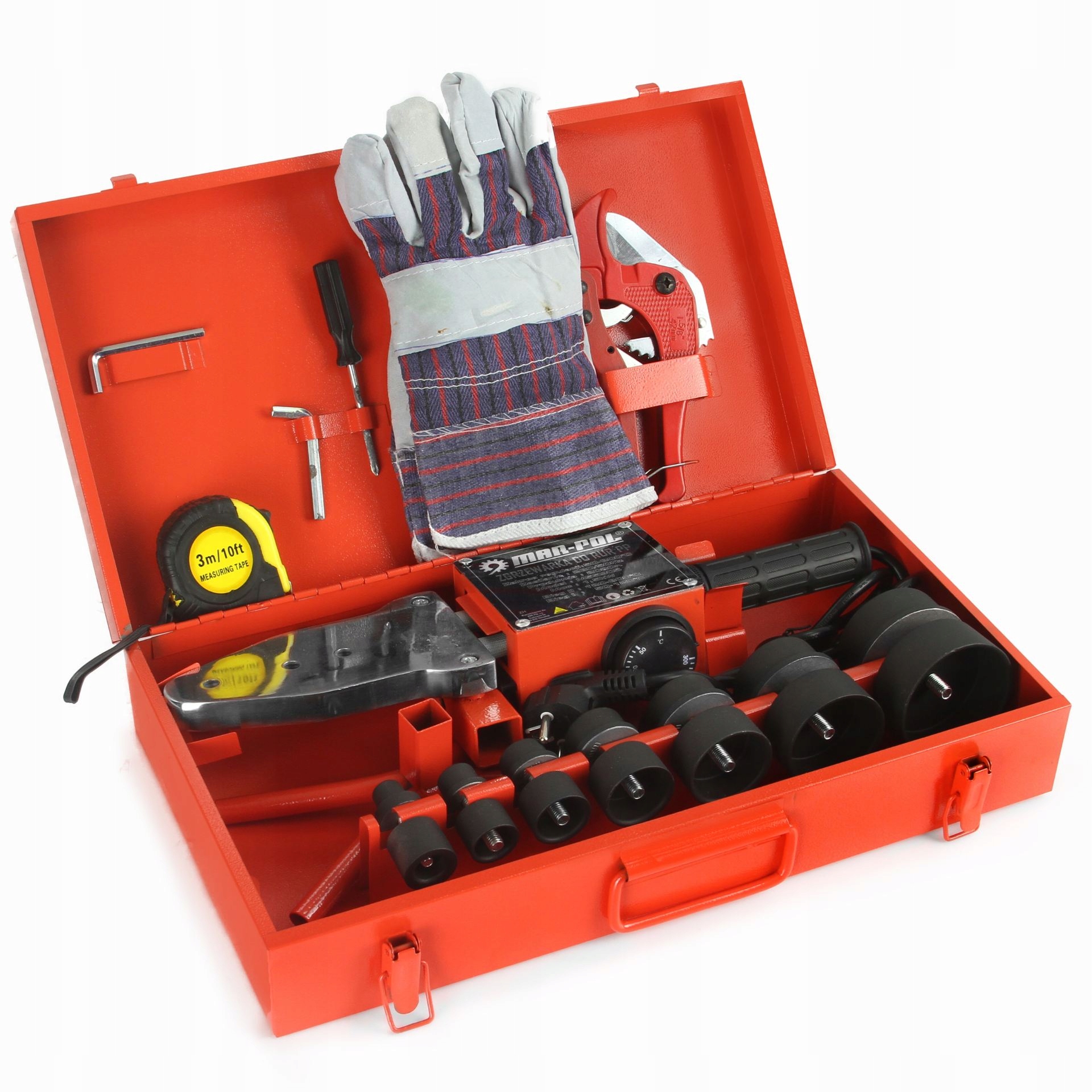 ZGRZEWARKA DO RUR ZGRZEWANIA PCV PP MATRYCE 16-63MM zestaw Z WALIZKĄ Marka Black