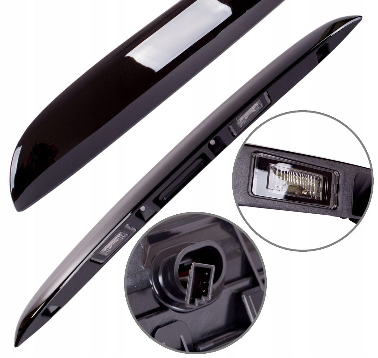 Lišta Blenda Podsvícení Tabule a Mikrospínače Klapy Zadní pro Mini R55 R56